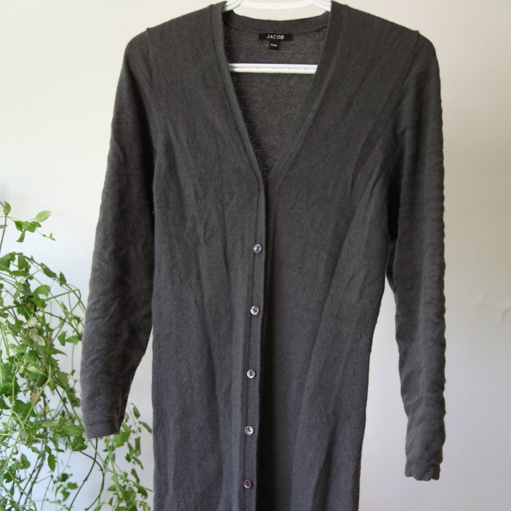 Vintage Jacob long wool cardigan.